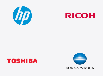 HP Ricoh Toshiba Konica Minolta